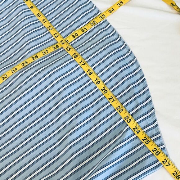 Sean John Shirt RARE SJ Spell-Out Blue Stripe French Cuff XXL Mens Y2K Hip Hop - Picture 8 of 11